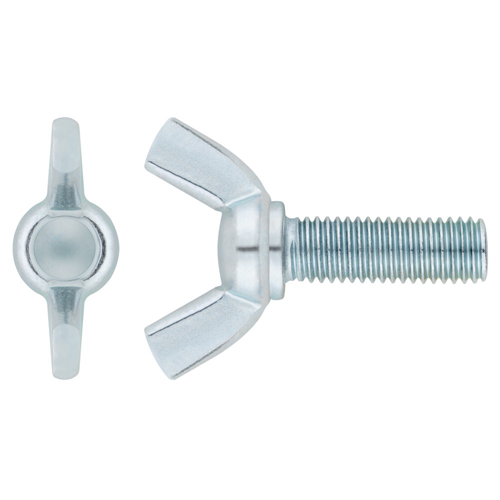 WING SCREW ZP, Tornillo mariposa en acabado zincado